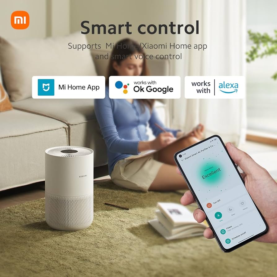 Purificador de Aire Inteligente Xiaomi 4 Compacto Color Blanco